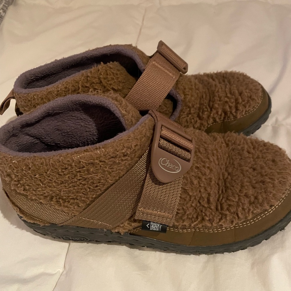 Chaco Brown Sherpa Slip-On with Adjustable Strap